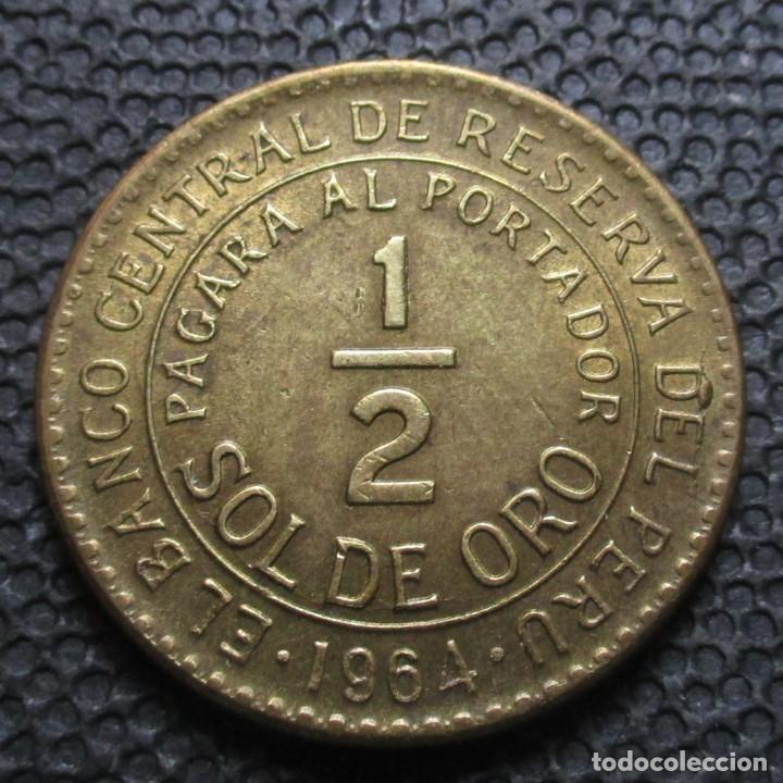 Monedas antiguas de Am&eacute;rica: PERU 1/2 SOL 1964 (MI-40) - Foto 1