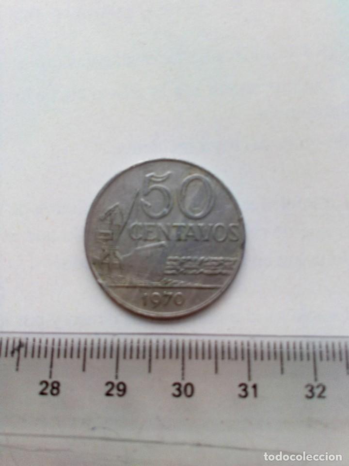 Monedas antiguas de Am&eacute;rica: Moneda Brasil 1970 - Foto 2