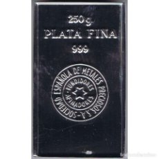 Monedas antiguas de América: LINGOTE DE PLATA PURA SEMPSA 250 GRAMOS AG 999. Lote 324996413