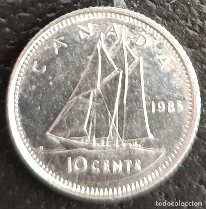 Monedas antiguas de Am&eacute;rica: 10 Cent 1985 - Canad&aacute; - Foto 1