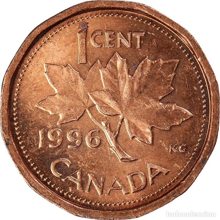 Monedas antiguas de Am&eacute;rica: [#923616] Moneda, Canad&aacute;, Cent, 1996 - Foto 2