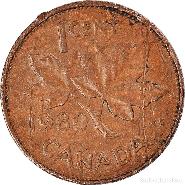Monedas antiguas de Am&eacute;rica: [#923618] Moneda, Canad&aacute;, Cent, 1980 - Foto 2