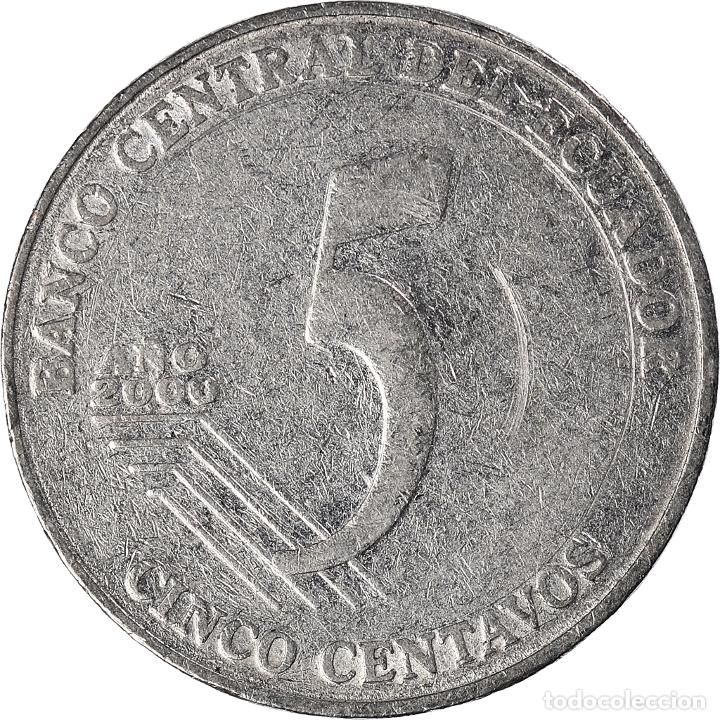 Monedas antiguas de Am&eacute;rica: [#924140] Moneda, Ecuador, 5 Centavos, Cinco, 2000 - Foto 2