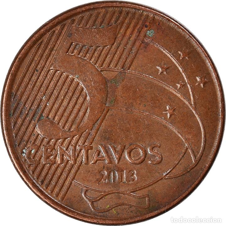 Monedas antiguas de Am&eacute;rica: [#923501] Moneda, Brasil, 5 Centavos, 2013 - Foto 2