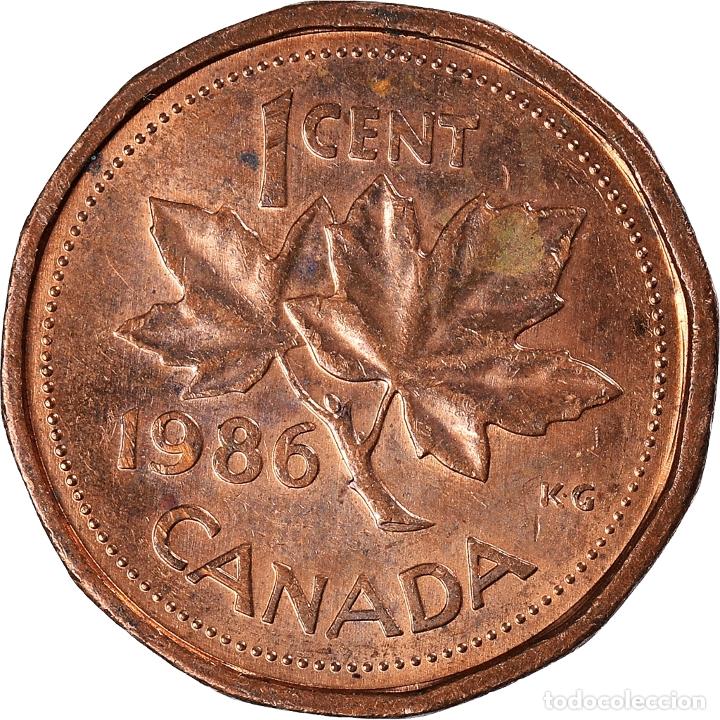 Monedas antiguas de Am&eacute;rica: [#923942] Moneda, Canad&aacute;, Cent, 1986 - Foto 2