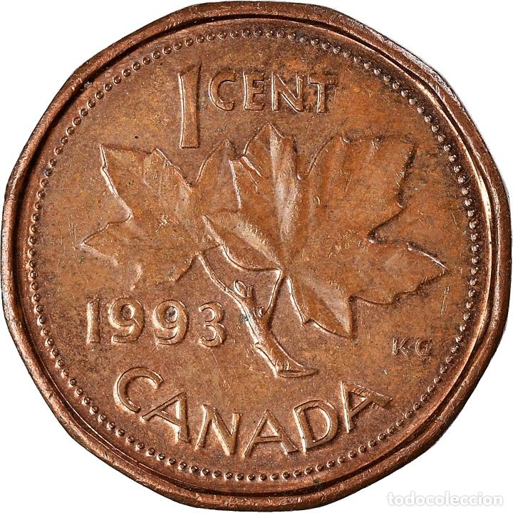 Monedas antiguas de Am&eacute;rica: [#923323] Moneda, Canad&aacute;, Cent, 1993 - Foto 2