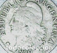 Monedas antiguas de Am&eacute;rica: argentina moneda 5 centavos 1909 cj 140 cod 32 - Foto 1
