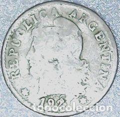 Monedas antiguas de Am&eacute;rica: argentina moneda 5 centavos 1921 cj 152 cod 32 - Foto 1