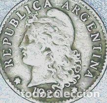 Monedas antiguas de Am&eacute;rica: argentina moneda 5 centavos 1920 cj 151 cod 32 - Foto 1