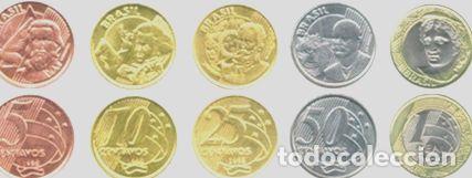 Monedas antiguas de Am&eacute;rica: lote de monedas real brasil - Foto 1