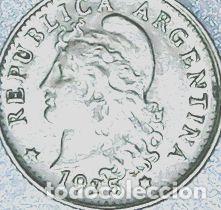 Monedas antiguas de Am&eacute;rica: argentina moneda 5 centavos 1925 cj 156 cod 32 - Foto 1