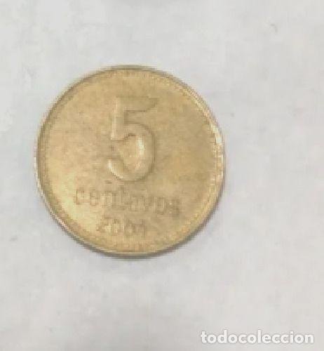 Monedas antiguas de Am&eacute;rica: moneda de 5 centavos argentina 2004 - Foto 1