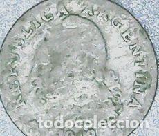 Monedas antiguas de Am&eacute;rica: argentina moneda 5 centavos 1918 cj 149 cod 32 - Foto 1