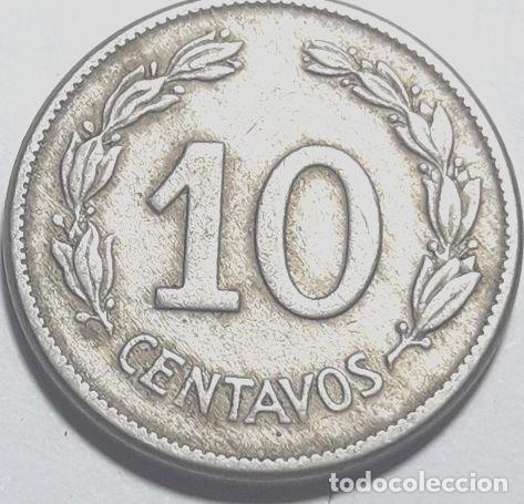 Monedas antiguas de Am&eacute;rica: moneda ecuador 10 centavos 1946 - Foto 1