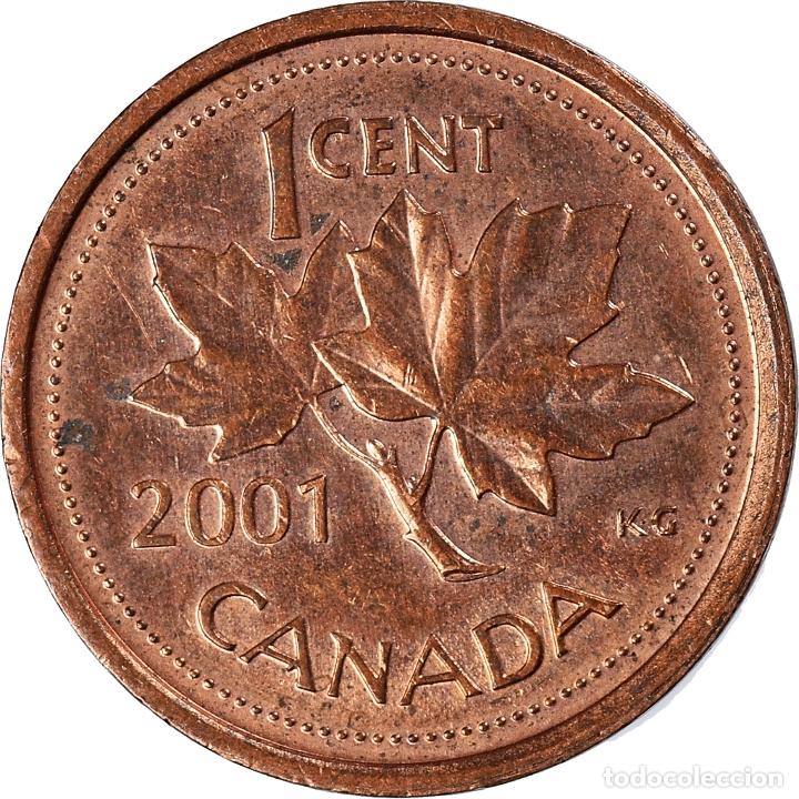 Monedas antiguas de Am&eacute;rica: [#924918] Moneda, Canad&aacute;, Cent, 2001 - Foto 2