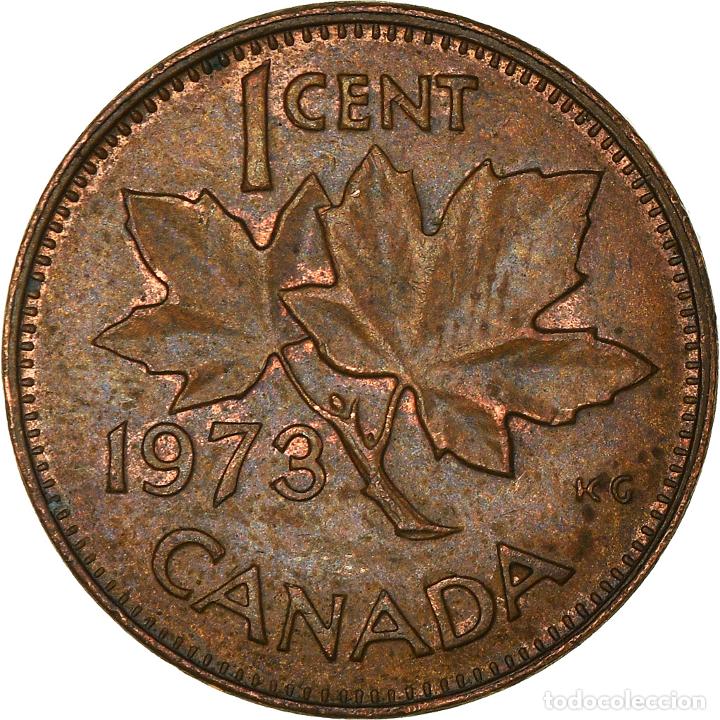 Monedas antiguas de Am&eacute;rica: [#964960] Moneda, Canad&aacute;, Cent, 1973 - Foto 2