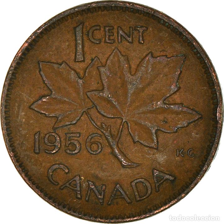 Monedas antiguas de Am&eacute;rica: [#965073] Moneda, Canad&aacute;, Cent, 1956 - Foto 2