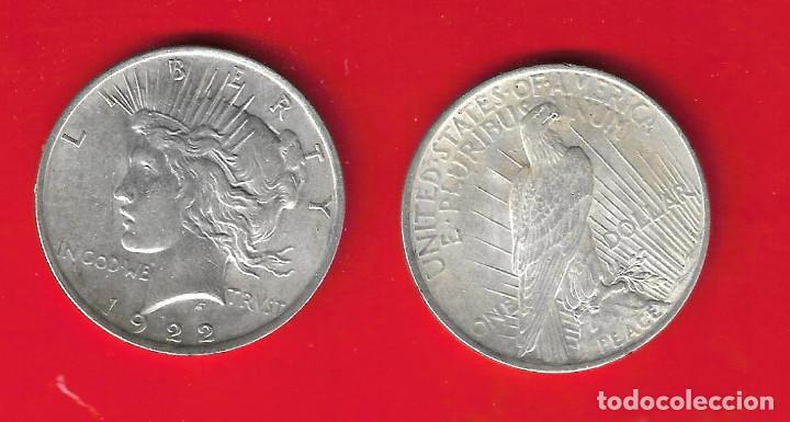Monedas antiguas de Am&eacute;rica: EEUU 1$ 1922, GRAN CALIDAD