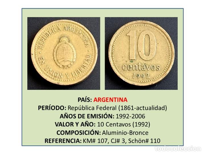 Monedas antiguas de Am&eacute;rica: MONEDA DE 10 CENTAVOS (1992) (ARGENTINA) - Foto 1