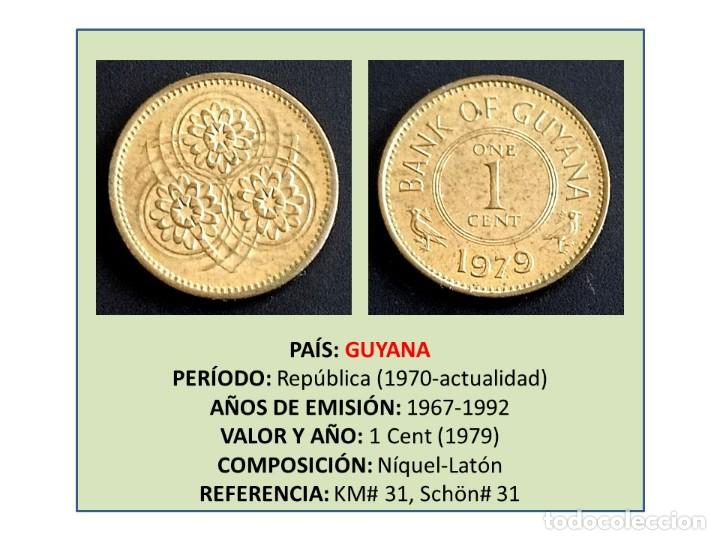 Monedas antiguas de Am&eacute;rica: MONEDA DE 1 CENT (1979) (GUYANA) - Foto 1