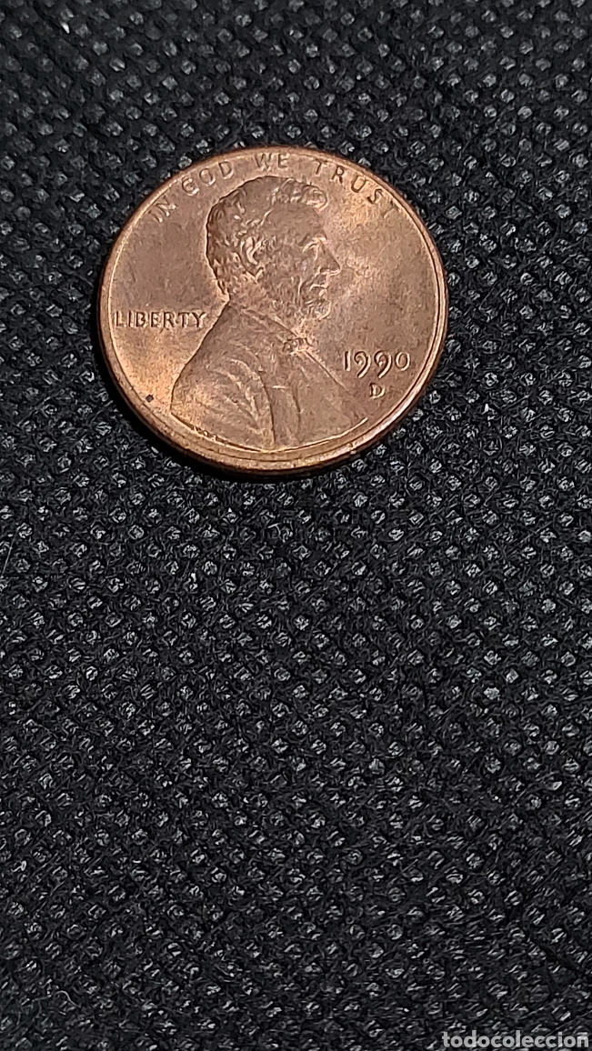 Monedas antiguas de Am&eacute;rica: MONEDA EEUU ONE CENT - 1 CENTAVO DOLAR 1990 CECA D. - Foto 1