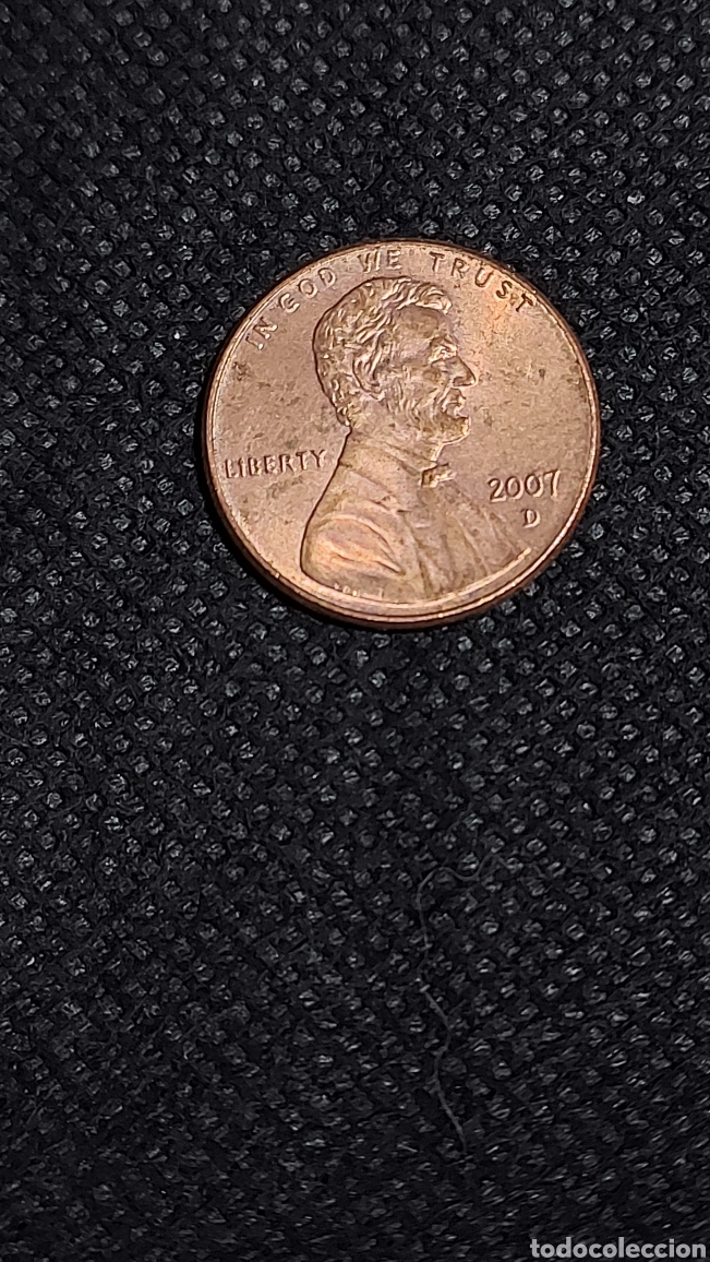Monedas antiguas de Am&eacute;rica: MONEDA EEUU ONE CENT - 1 CENTAVO DOLAR 2007 CECA D. - Foto 1