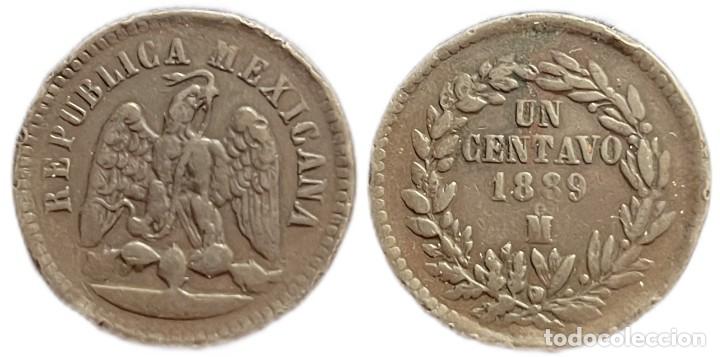 Monedas antiguas de Am&eacute;rica: M&Eacute;XICO. 1 CENTAVO. 1.889 - Foto 3