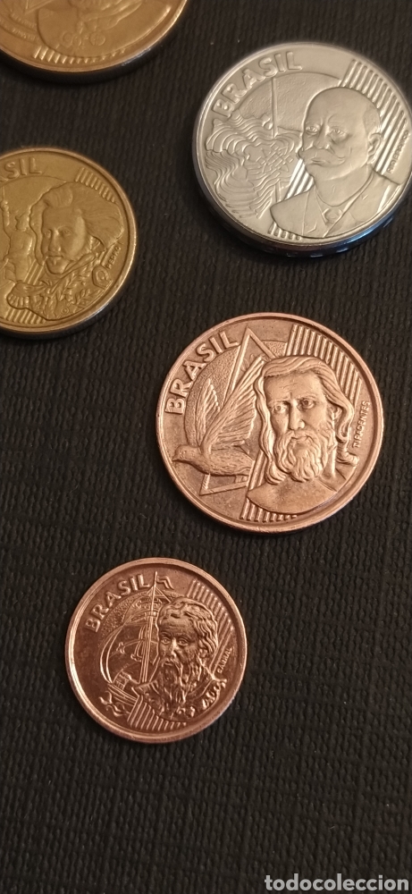 Monedas antiguas de Am&eacute;rica: Monedas centavos Brasil - Foto 8