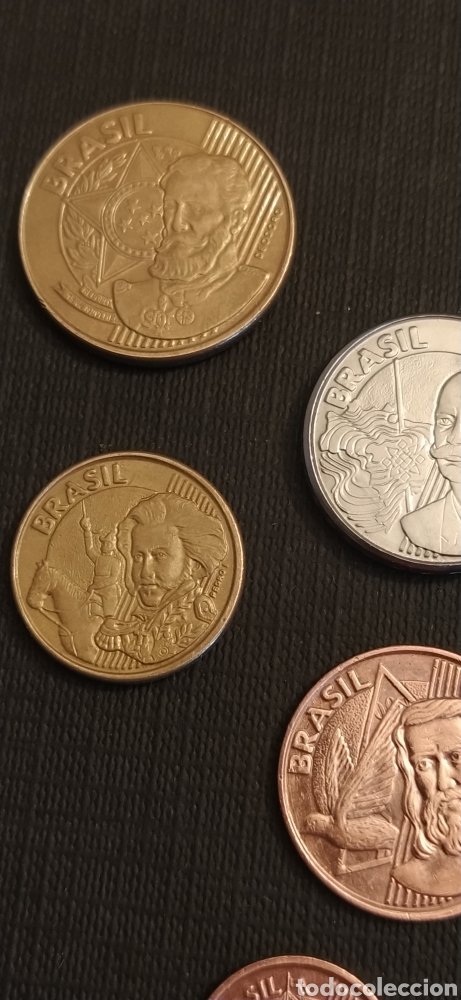 Monedas antiguas de Am&eacute;rica: Monedas centavos Brasil - Foto 9