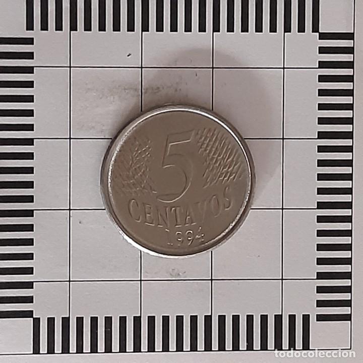 Monedas antiguas de Am&eacute;rica: 5 CENTAVOS, BRASIL. 1994, (KM#632). - Foto 1