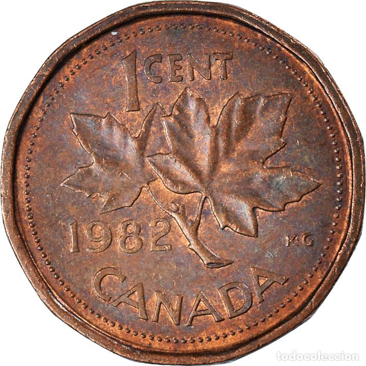 Monedas antiguas de Am&eacute;rica: [#925393] Moneda, Canad&aacute;, Cent, 1982 - Foto 2