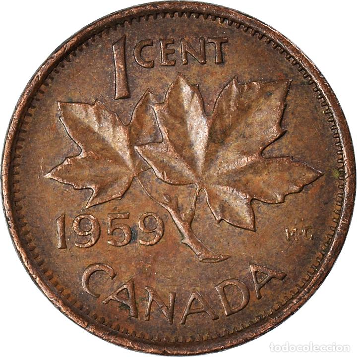 Monedas antiguas de Am&eacute;rica: [#925361] Moneda, Canad&aacute;, Cent, 1959 - Foto 2