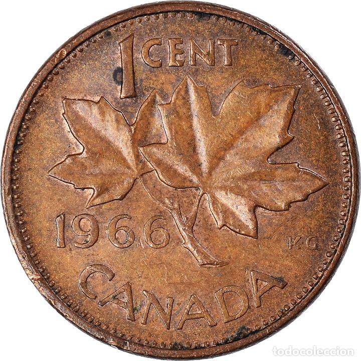 Monedas antiguas de Am&eacute;rica: [#926902] Moneda, Canad&aacute;, Cent, 1966 - Foto 2