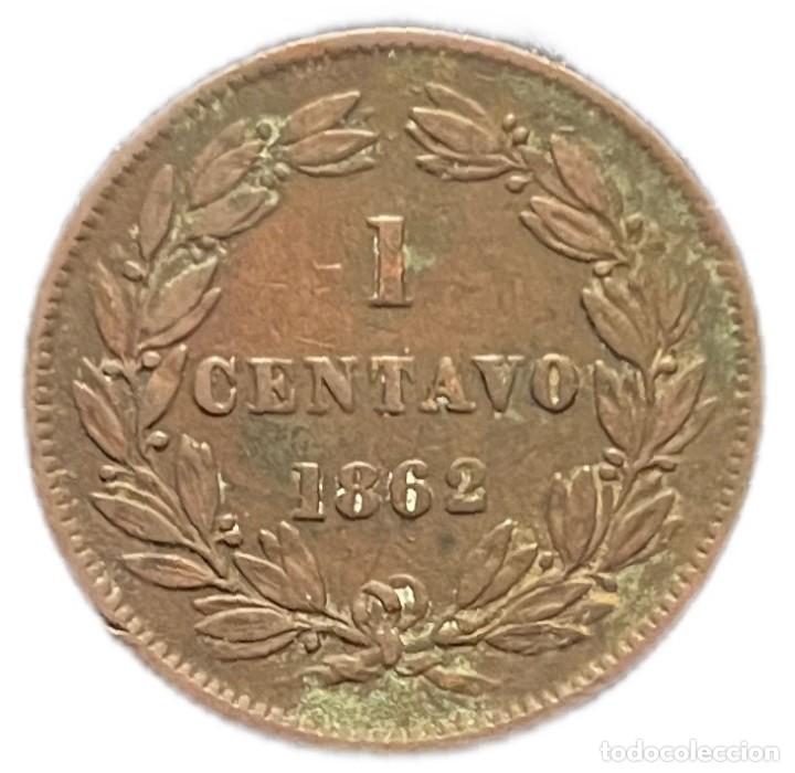 Monedas antiguas de Am&eacute;rica: VENEZUELA. 1 CENTAVO 1.862 - Foto 2
