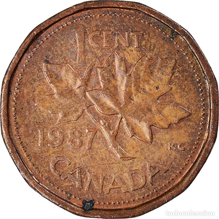 Monedas antiguas de Am&eacute;rica: [#927795] Moneda, Canad&aacute;, Cent, 1987 - Foto 2