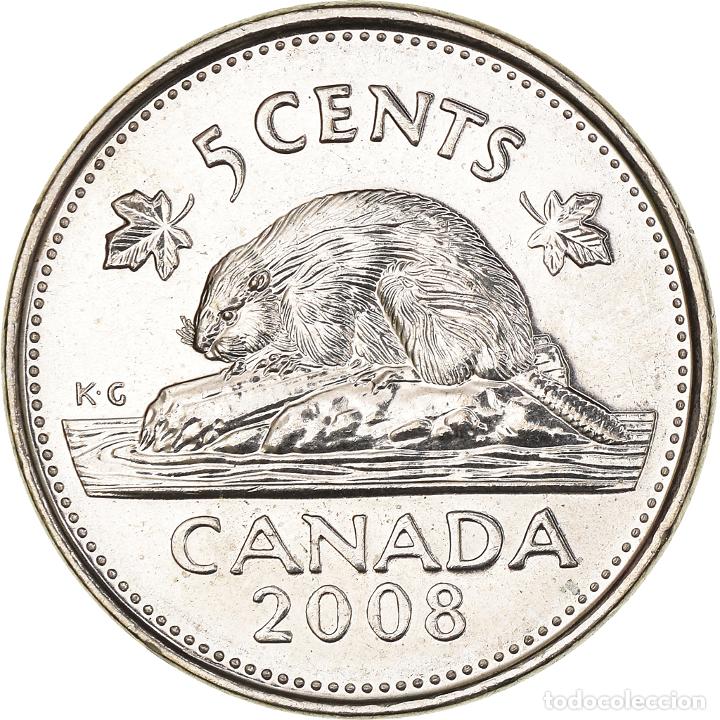 Monedas antiguas de Am&eacute;rica: [#1001215] Moneda, Canad&aacute;, 5 Cents, 2008 - Foto 2