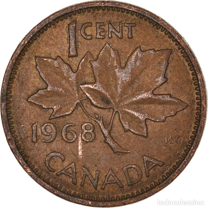 Monedas antiguas de Am&eacute;rica: [#1001353] Moneda, Canad&aacute;, Cent, 1968 - Foto 2