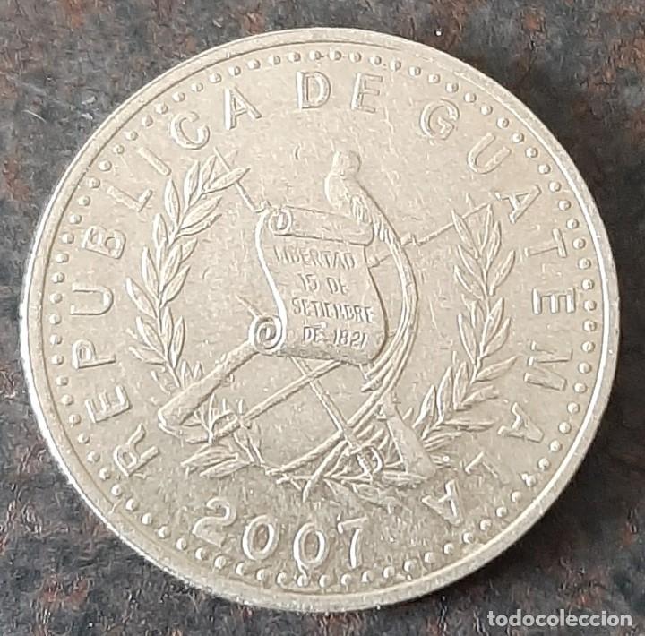 Monedas antiguas de Am&eacute;rica: Guatemala 2007 Moneda de 50 centavos - Foto 2