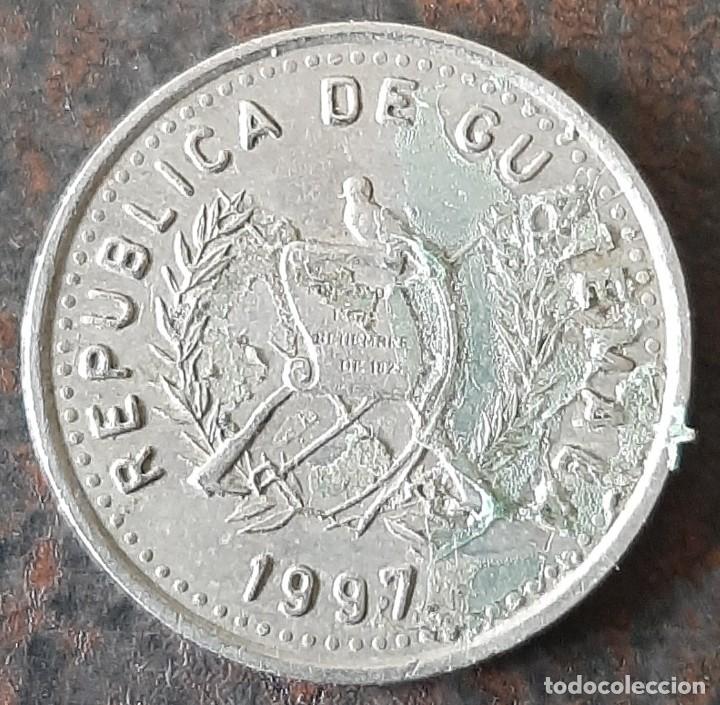 Monedas antiguas de Am&eacute;rica: Guatemala 1997 Moneda de 10 centavos - Foto 2