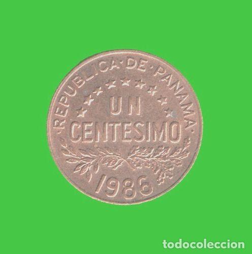 Monedas antiguas de Am&eacute;rica: moneda de panama 1 centesimo ano 1986 estado usada - Foto 1