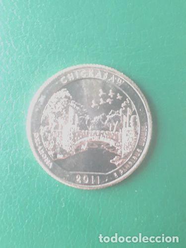 Monedas antiguas de Am&eacute;rica: moneda eeuu 2011 d cuarto dolar parques chickasaw - Foto 1