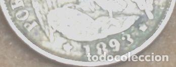 Monedas antiguas de Am&eacute;rica: moneda chile 12 decimo 1893 rara ref p12 11 - Foto 1