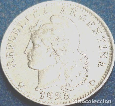 Monedas antiguas de Am&eacute;rica: argentina moneda 20 centavos 1925 sin circular - Foto 1