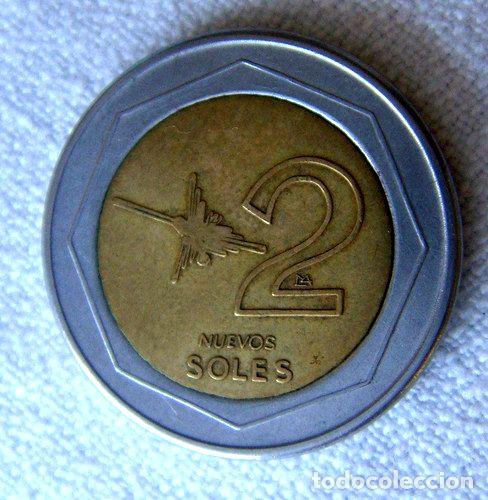 Monedas antiguas de Am&eacute;rica: moneda de peru 2002 2 dos nuevos soles - Foto 1