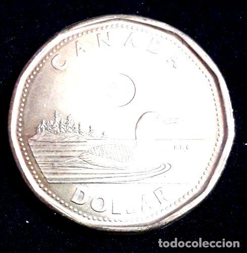 Monedas antiguas de Am&eacute;rica: moneda un dolar de canada sin circular ano 2015 - Foto 1