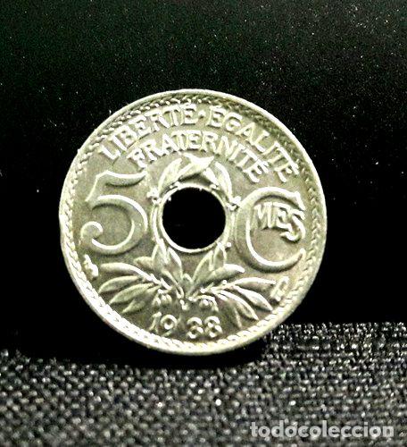 Monedas antiguas de Am&eacute;rica: moneda de francia de 1938 - Foto 1