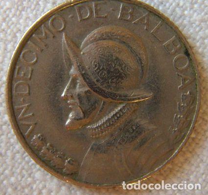 Monedas antiguas de Am&eacute;rica: moneda de panama 2001 un decimo 110 balboa - Foto 1