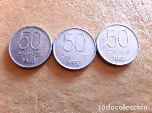 Monedas antiguas de Am&eacute;rica: moneda 50 centavos 1983 argentina - Foto 1