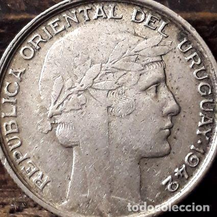 Monedas antiguas de Am&eacute;rica: uruguay moneda 20 centesimos 1942 - Foto 1