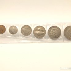 Monedas antiguas de América: TIRA DE 6 MONEDAS DE LOS ESTADOS UNIDOS MEXICANOS.. Lote 332141653